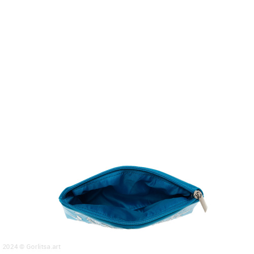 Очечник «Пион», 500/060, экокожа/ цвет: голубой, /серебро  экокожа Ремесло фото 4
