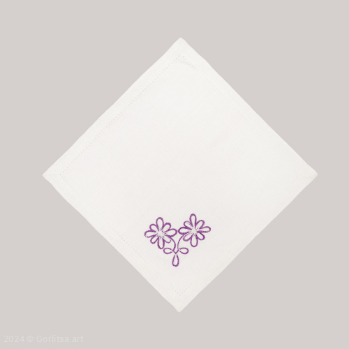 Салфетка №22, цвет: белый лён Тверские узоры фото 3