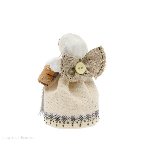 Куколка интерьерная «Ангел-хранитель» в ассортименте лён Мастерская Ольги Ефремовны фото 6
