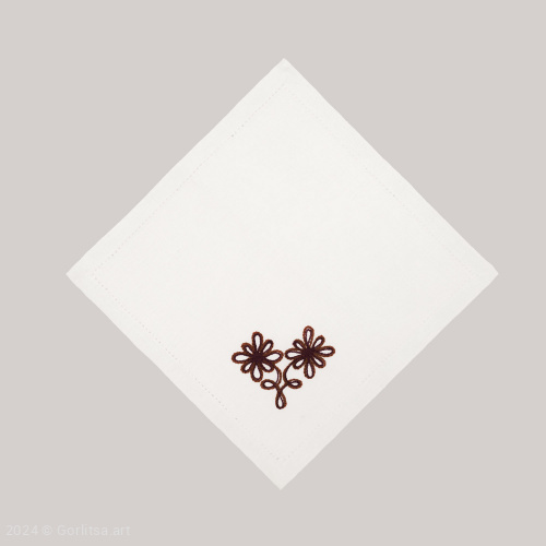 Салфетка №22, цвет: белый лён Тверские узоры фото 5
