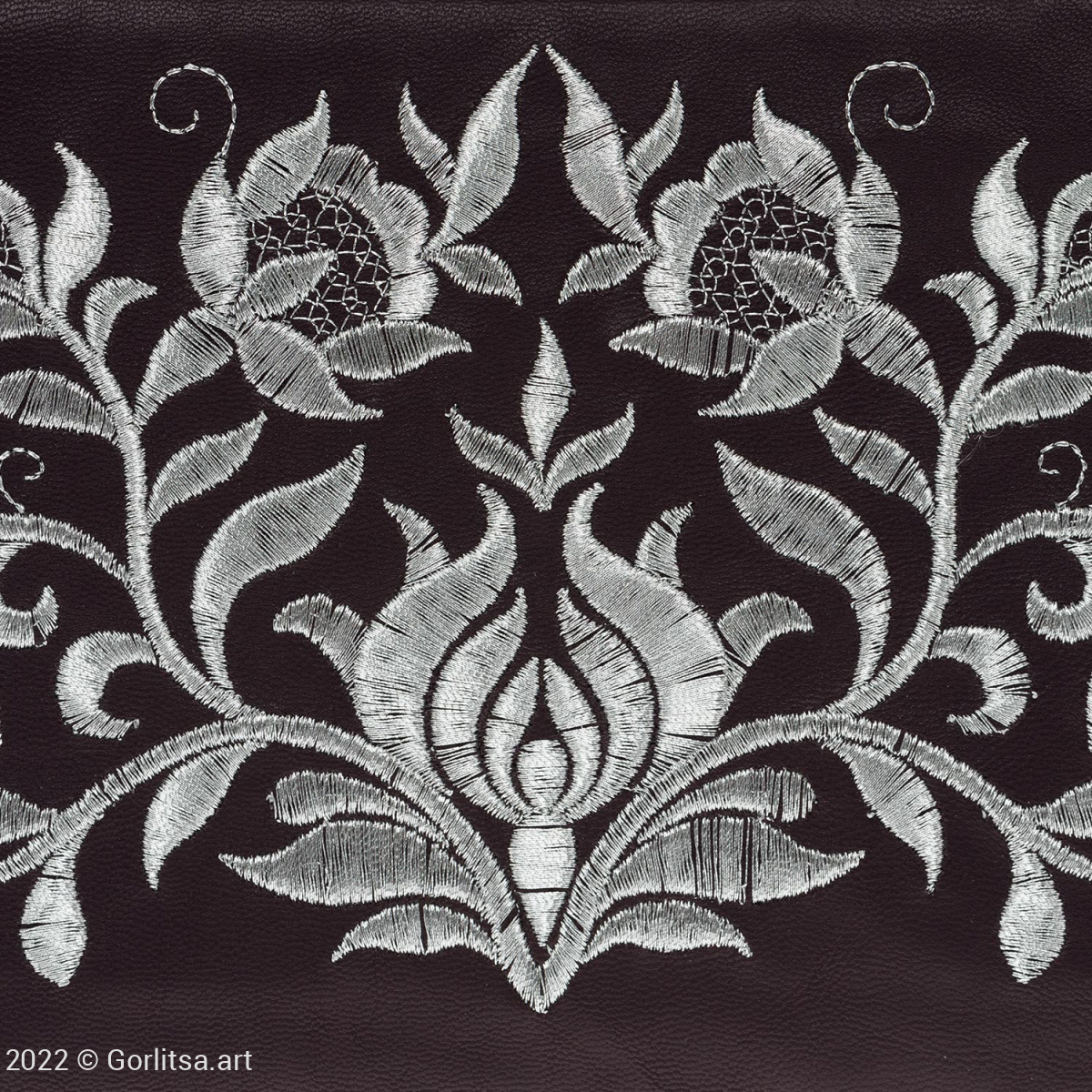 Косметичка «Элегия» м.1913, 62030-3, фиолетовый/серебро, экокожа экокожа Никифоровская мануфактура фото 5