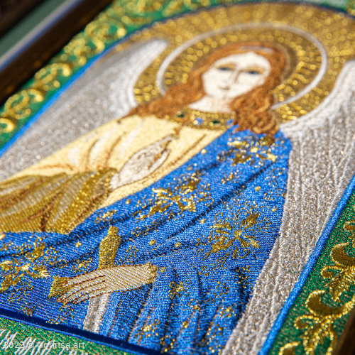 Икона «Ангел Хранитель» , 60138-8, 34*43 габардин Никифоровская мануфактура фото 4