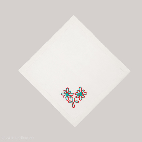 Салфетка №22, цвет: белый лён Тверские узоры фото 4