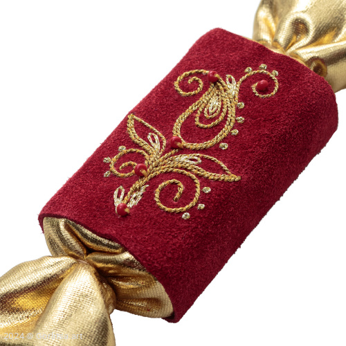 Подарочный набор из 5 конфет, замша, бордовый / золото нат. замша Мастерская Галины Киселёвой фото 5