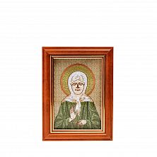 Икона малая «Святая Блаженная Матрона московская», 62007-2, 12,5х9,5 см